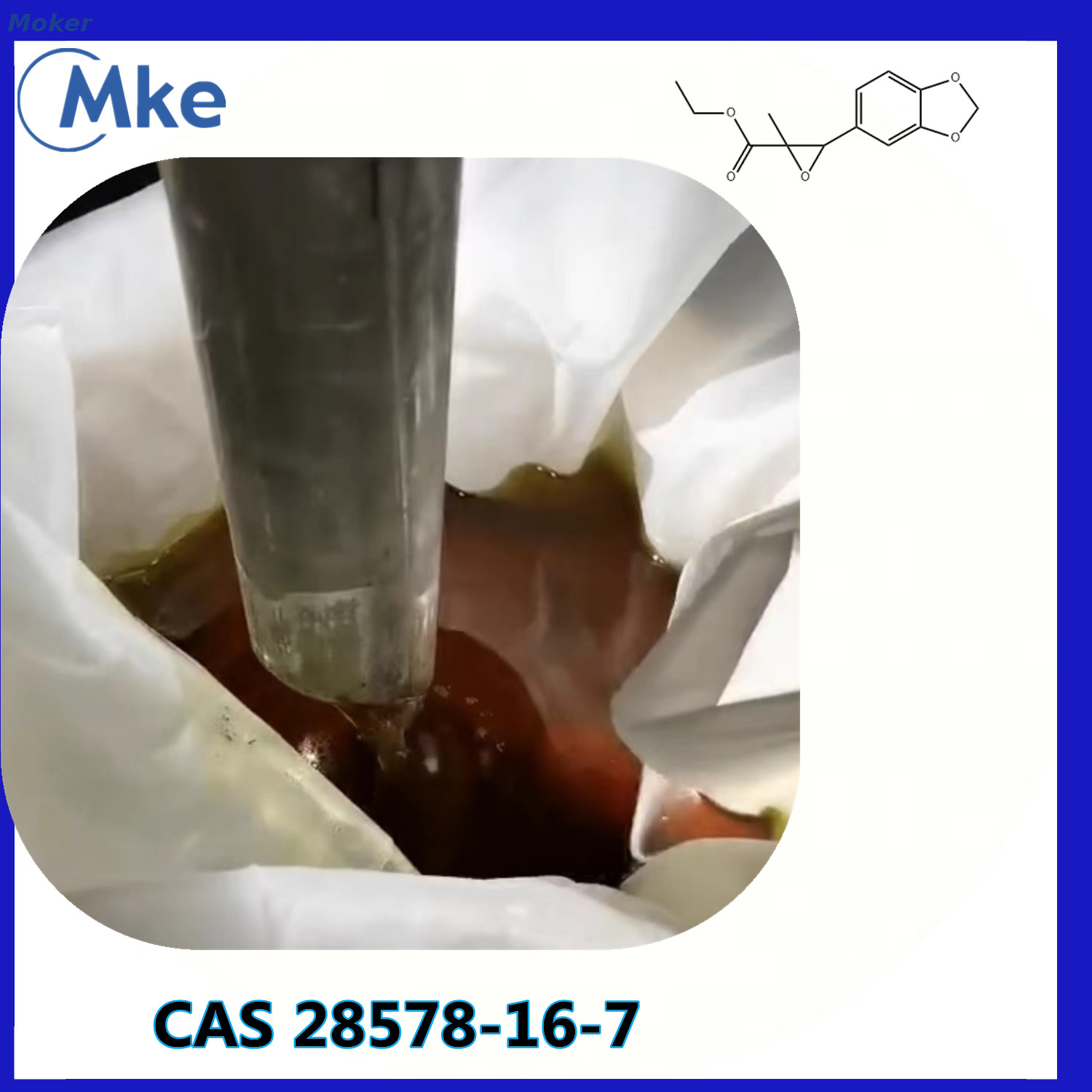 Neues Pmk-Pulver Pmk-Glycidat Cas 28578-16-7 Hohe Ausbeute wie altes Pmk 13605