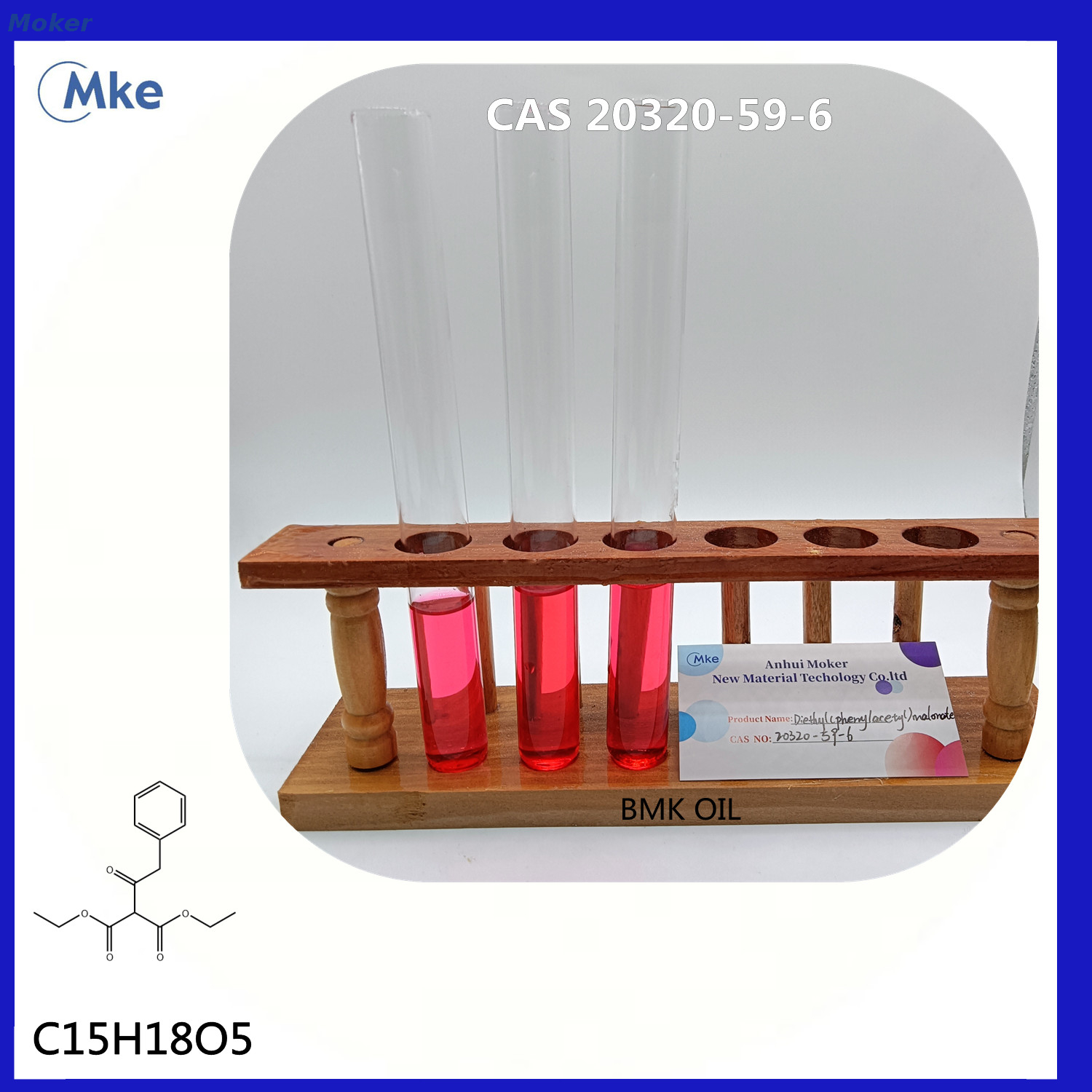 Research Chemical Intermediates Yield Rate 75% ~ 85% neues bmk-Glycidatöl 20320-59-6 mit hoher Reinheit